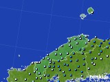 2017年10月06日の島根県のアメダス(降水量)