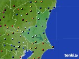 茨城県のアメダス実況(日照時間)(2017年10月08日)