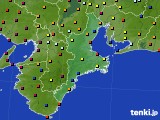 三重県のアメダス実況(日照時間)(2017年10月09日)