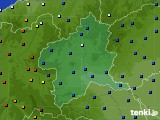 群馬県のアメダス実況(日照時間)(2017年10月11日)