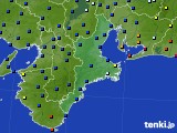 2017年10月12日の三重県のアメダス(日照時間)