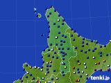 道北のアメダス実況(日照時間)(2017年10月13日)
