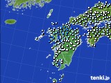九州地方のアメダス実況(降水量)(2017年10月15日)