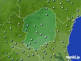 2017年10月19日の栃木県のアメダス(降水量)
