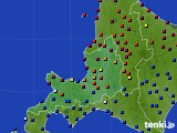 道央のアメダス実況(日照時間)(2017年10月21日)