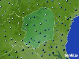 2017年10月22日の栃木県のアメダス(降水量)