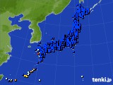 アメダス実況(日照時間)(2017年10月22日)