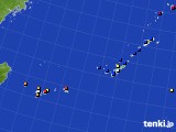 沖縄地方のアメダス実況(日照時間)(2017年10月25日)