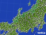 北陸地方のアメダス実況(風向・風速)(2017年10月26日)