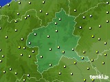 群馬県のアメダス実況(気温)(2017年10月27日)