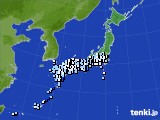 2017年10月28日のアメダス(降水量)