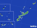沖縄県のアメダス実況(風向・風速)(2017年10月30日)