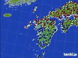 2017年11月03日の九州地方のアメダス(日照時間)