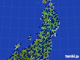 2017年11月04日の東北地方のアメダス(日照時間)