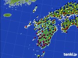 2017年11月04日の九州地方のアメダス(日照時間)