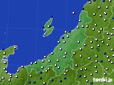 2017年11月04日の新潟県のアメダス(風向・風速)