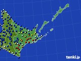道東のアメダス実況(日照時間)(2017年11月05日)