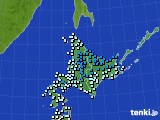 2017年11月05日の北海道地方のアメダス(気温)