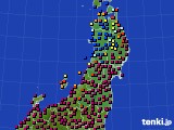 東北地方のアメダス実況(日照時間)(2017年11月06日)