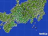 東海地方のアメダス実況(風向・風速)(2017年11月06日)