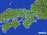 近畿地方のアメダス実況(風向・風速)(2017年11月07日)