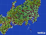関東・甲信地方のアメダス実況(日照時間)(2017年11月09日)
