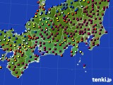 2017年11月09日の東海地方のアメダス(日照時間)