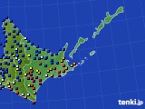 道東のアメダス実況(日照時間)(2017年11月09日)