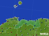 2017年11月09日の鳥取県のアメダス(日照時間)