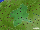 群馬県のアメダス実況(日照時間)(2017年11月10日)