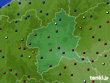 2017年11月11日の群馬県のアメダス(日照時間)