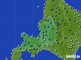 道央のアメダス実況(気温)(2017年11月11日)