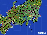 関東・甲信地方のアメダス実況(日照時間)(2017年11月12日)