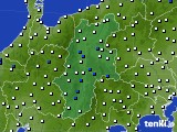 長野県のアメダス実況(風向・風速)(2017年11月13日)