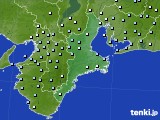 三重県のアメダス実況(降水量)(2017年11月14日)