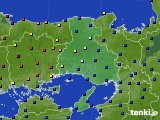 兵庫県のアメダス実況(日照時間)(2017年11月14日)