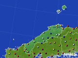 島根県のアメダス実況(日照時間)(2017年11月15日)