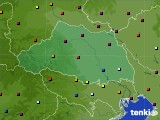 2017年11月16日の埼玉県のアメダス(日照時間)