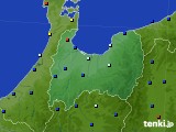 2017年11月16日の富山県のアメダス(日照時間)