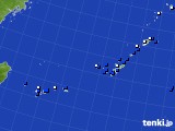 沖縄地方のアメダス実況(風向・風速)(2017年11月16日)