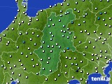 長野県のアメダス実況(気温)(2017年11月17日)