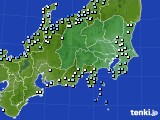関東・甲信地方のアメダス実況(降水量)(2017年11月18日)
