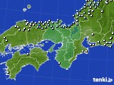近畿地方のアメダス実況(降水量)(2017年11月18日)