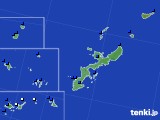 2017年11月19日の沖縄県のアメダス(風向・風速)