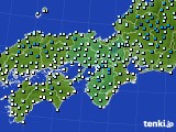 2017年11月20日の近畿地方のアメダス(気温)