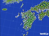 九州地方のアメダス実況(気温)(2017年11月20日)