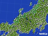 北陸地方のアメダス実況(風向・風速)(2017年11月20日)