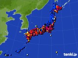 アメダス実況(日照時間)(2017年11月21日)