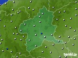 2017年11月21日の群馬県のアメダス(風向・風速)