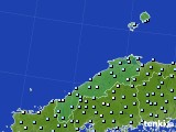 島根県のアメダス実況(降水量)(2017年11月22日)
